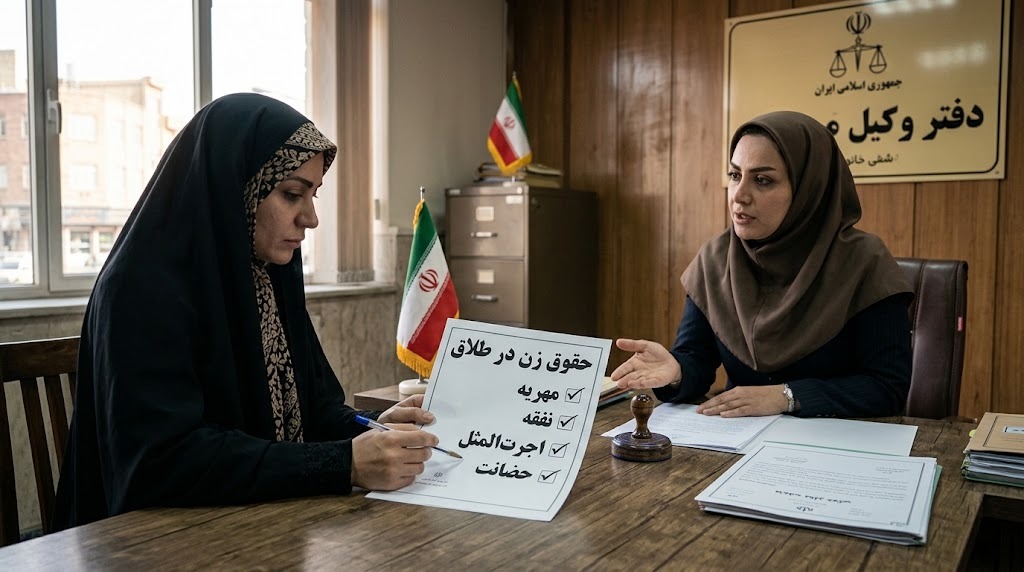 حقوق زن در طلاق از طرف مرد